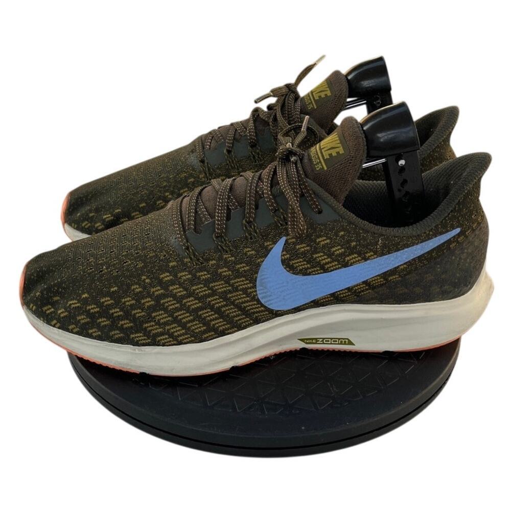 Womens Nike Air Zoom Pegasus Mesh Running Athletic Sneaker SZ 8.5 Green
